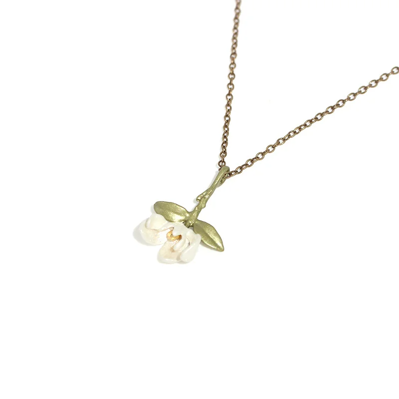 Magnolia Necklace Simple And Exquisite For Women