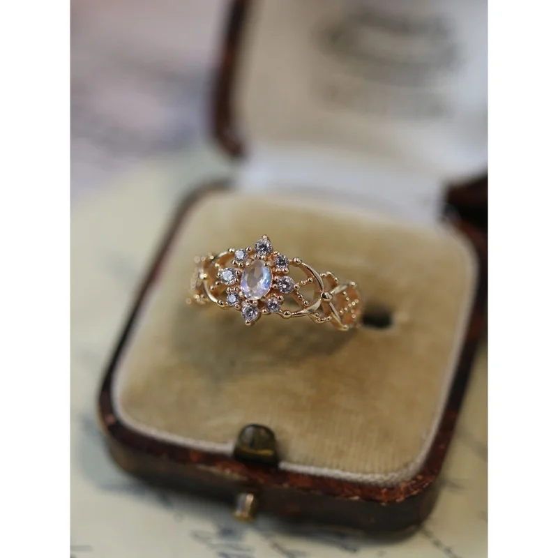 Japanese Christmas Ring Snow Crystal