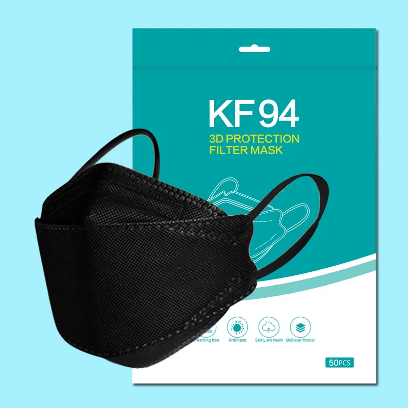 Masks Korean Fish-shaped Willow-leaf Type Kn94 Meltblown Individual Packaging