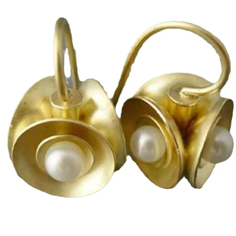 Women's Lily Pearl Multi-sided Earrings