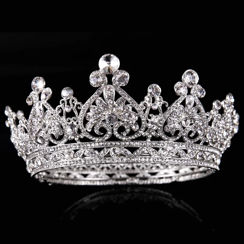 Heart-shaped Rhinestone Big European And American Princess Crown Hair Accessories