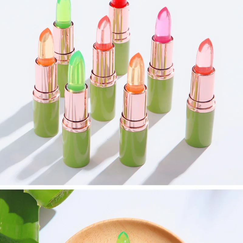 Aloe Jelly Temperature Change Lipstick Lip Care
