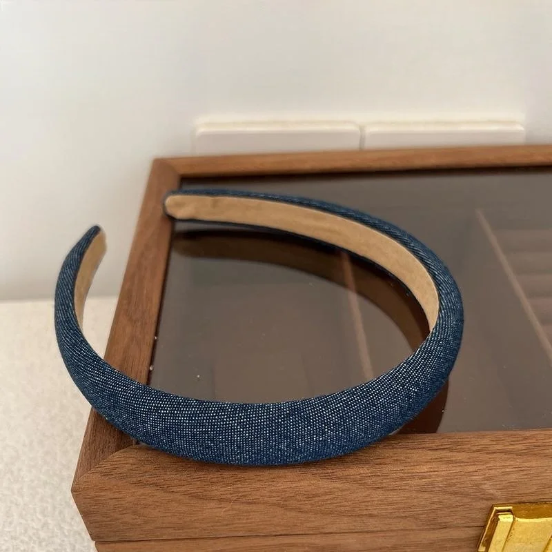 Women's Retro Minority Temperament Denim Fabric Headband