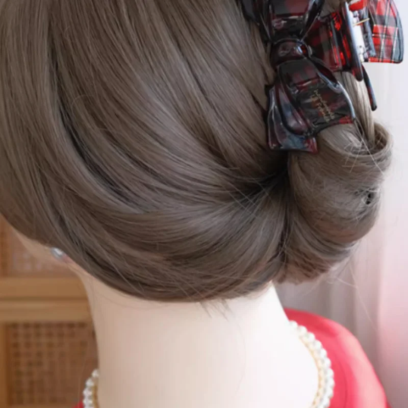 Retro Acetic Acid Grip Rich HousewifeSame Style Shark ClipHair Grab