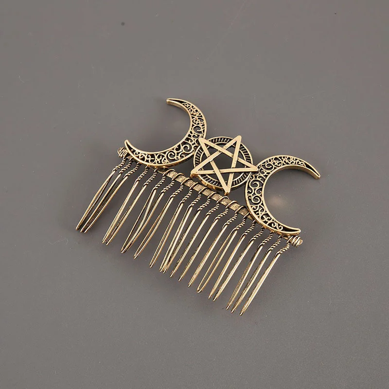 Creative Pentagram Moon Simple All-Match Personalized Hair Stick