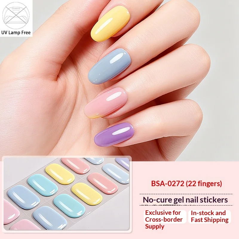 Waterproof Leopard Print Gel Nail Stickers