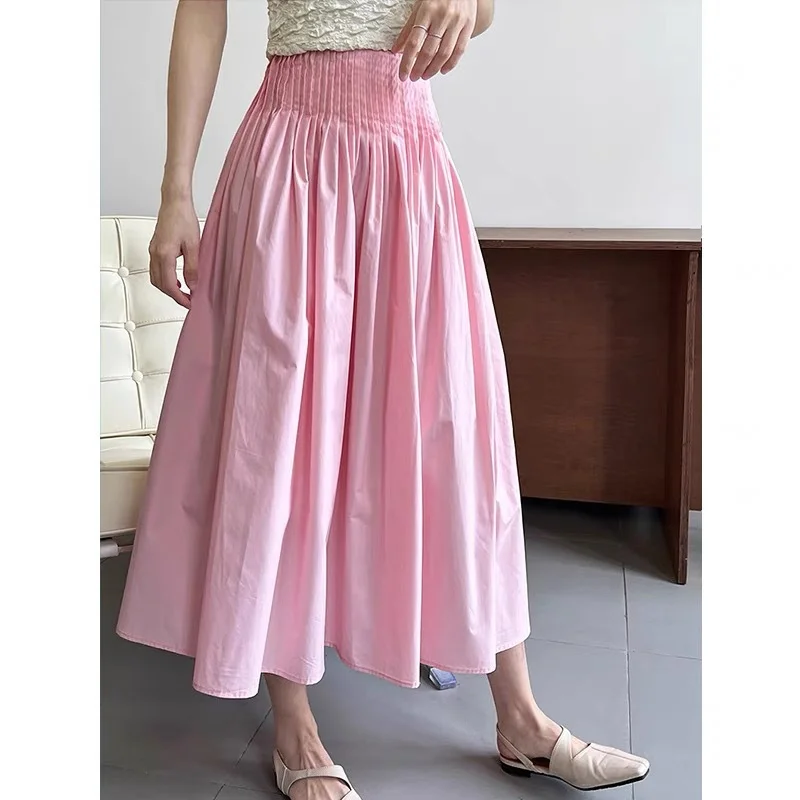 Niche Temperament Sweet Big Hem Umbrella Skirt