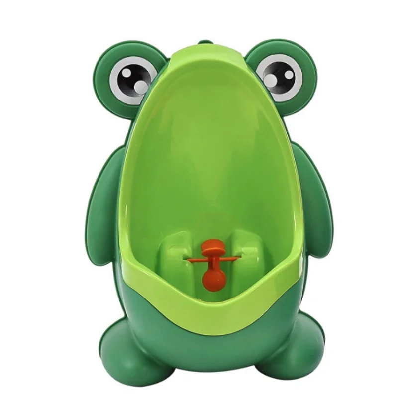 Children's urinal-frog model-green-pp-22cm-1 piece