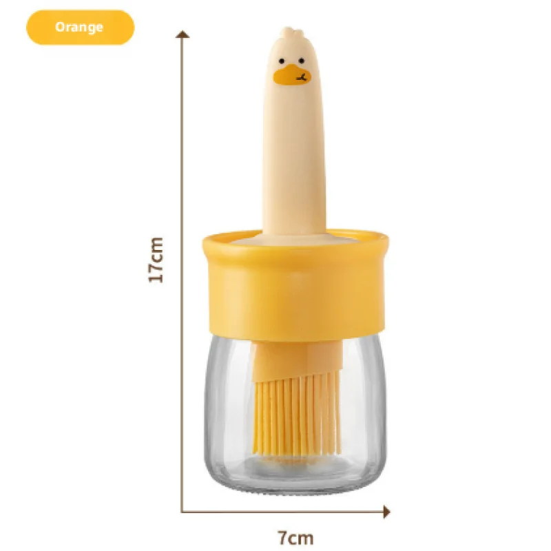 Little Yellow Duck Brush Pot-Orange-1 piece