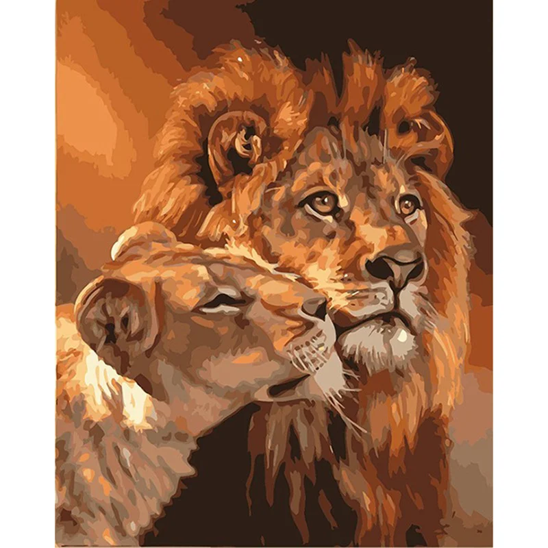 Digital Oil Painting Custom Decoration DIY Handmade Adult Painting By Numbers