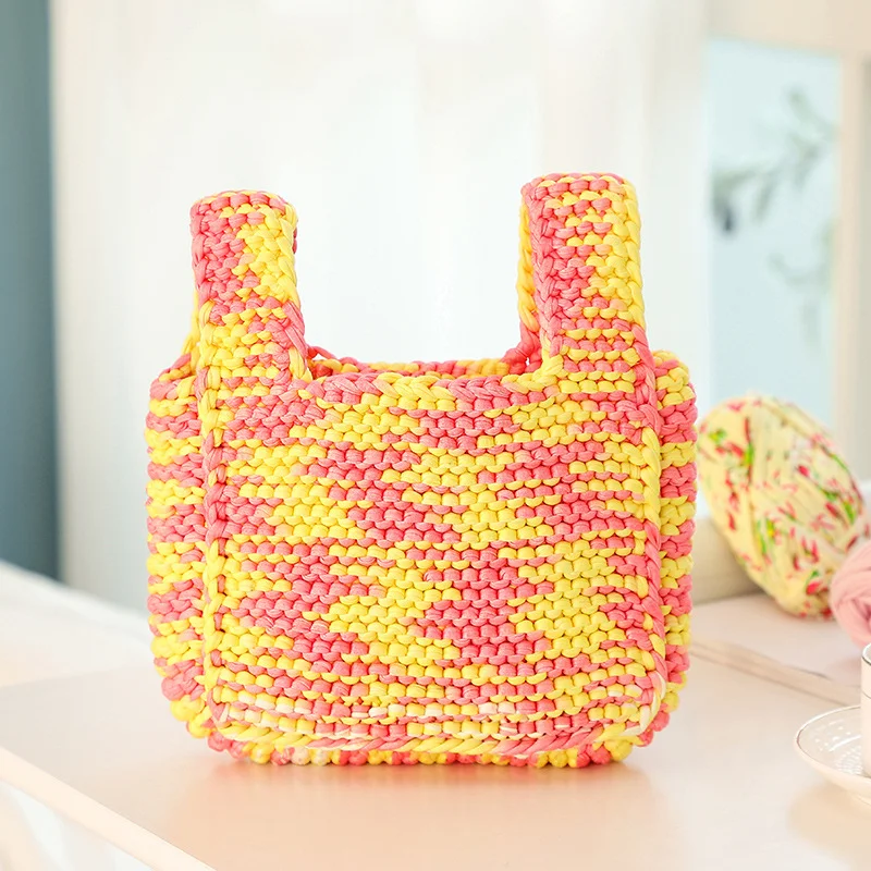 Fabric Thread Handmade Diy Woven Handbag Material Bag