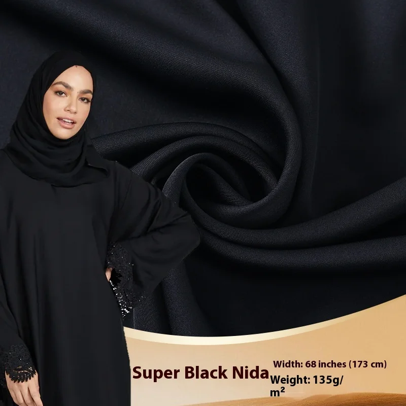 Super Black Robe Women's Fabric