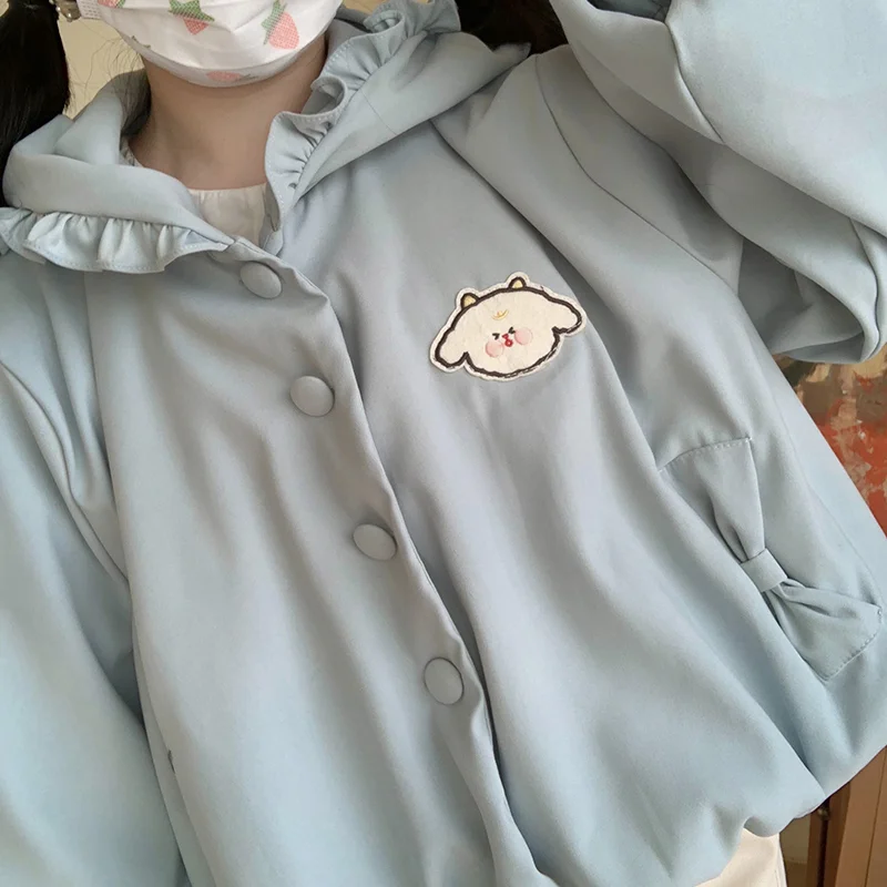 Lamb Bud Short Coat Witch Hat Short Top All Match Student