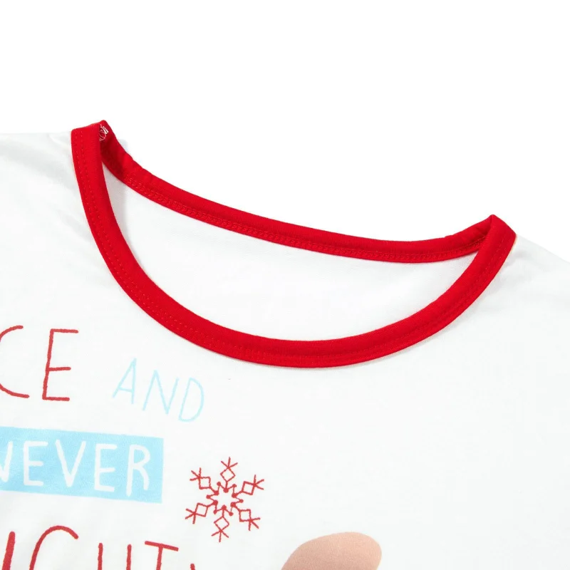 Printed Pajamas Christmas Parent-child Wear Round Neck Long-sleeve Suit