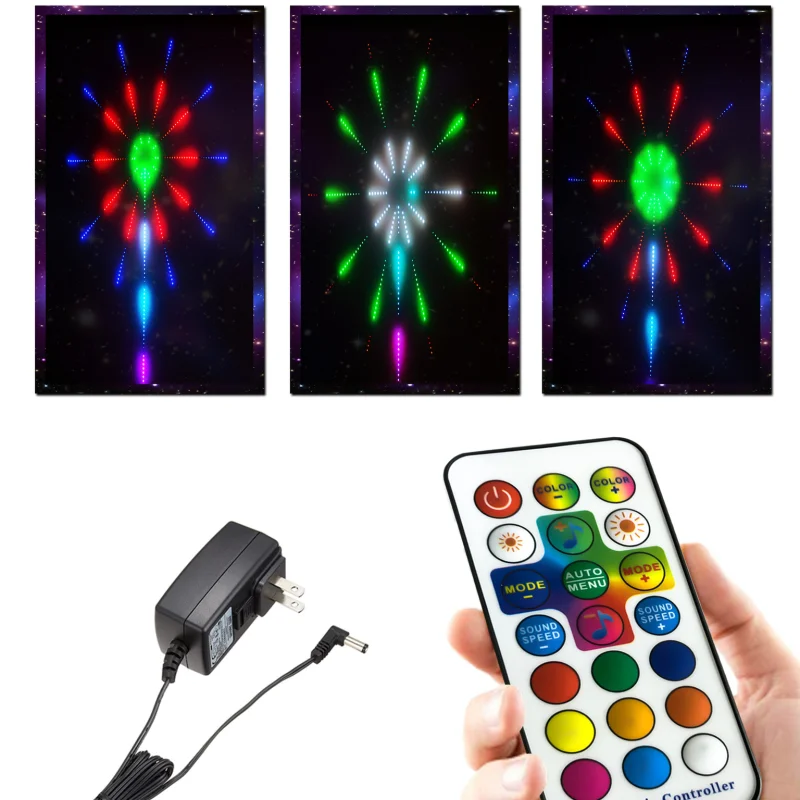 Low-Voltage Ambilight Color Lightwave Drum Fireworks Sound Control Lights