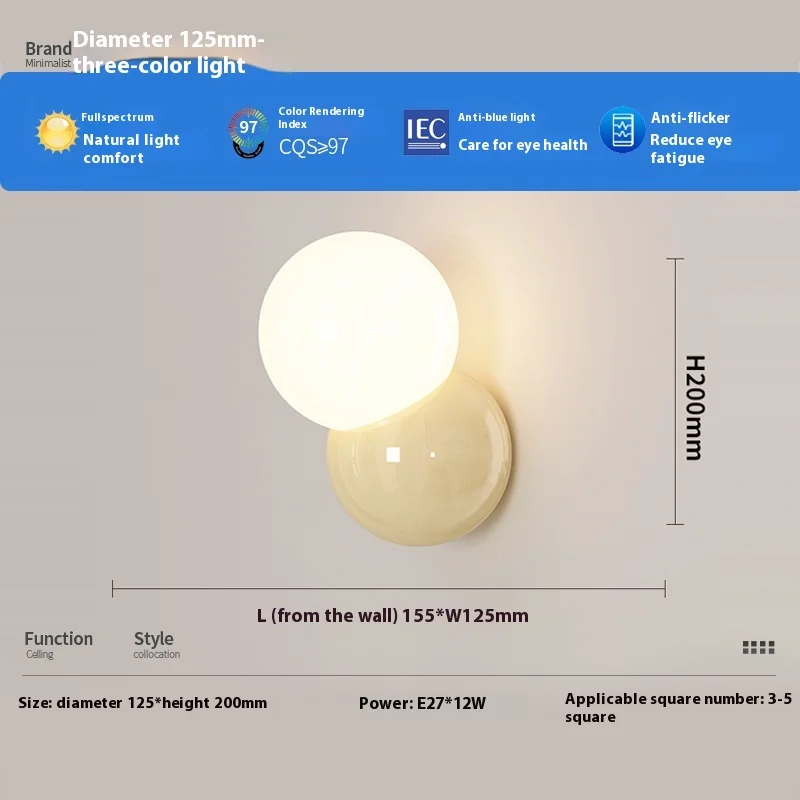 Living Room Creative Atmosphere Bedroom Wall Lamp