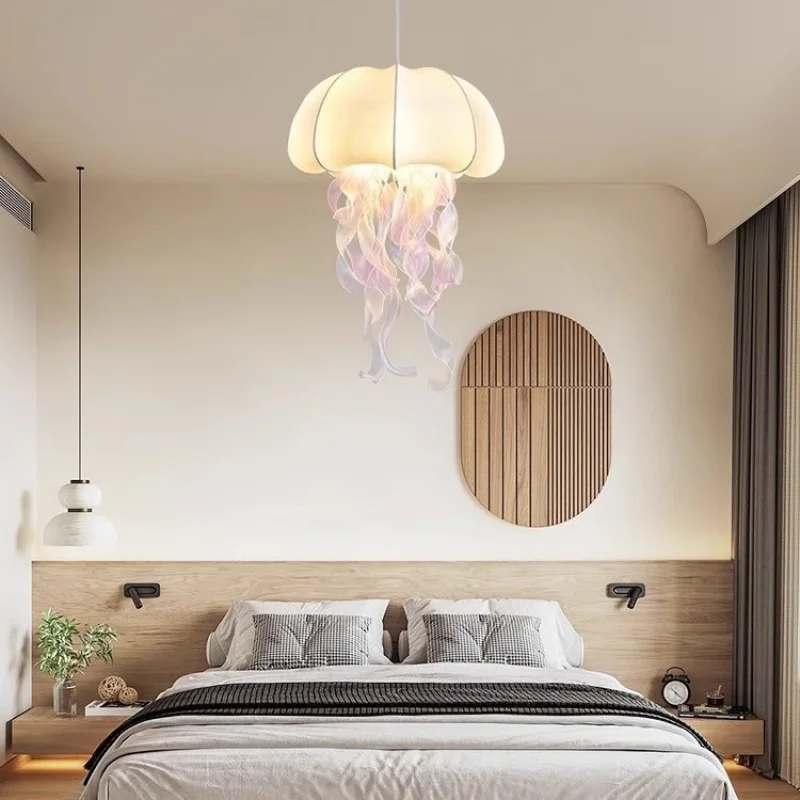Creative Fashionable And Unique Fabric Chandelier In The Shape Of A Jellyfish