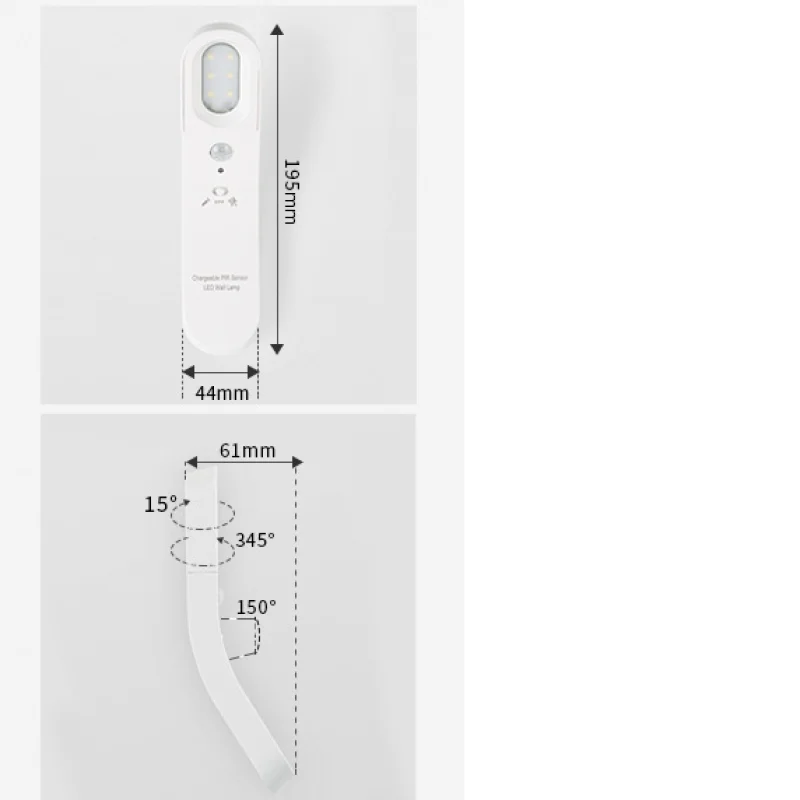 USB human body night light