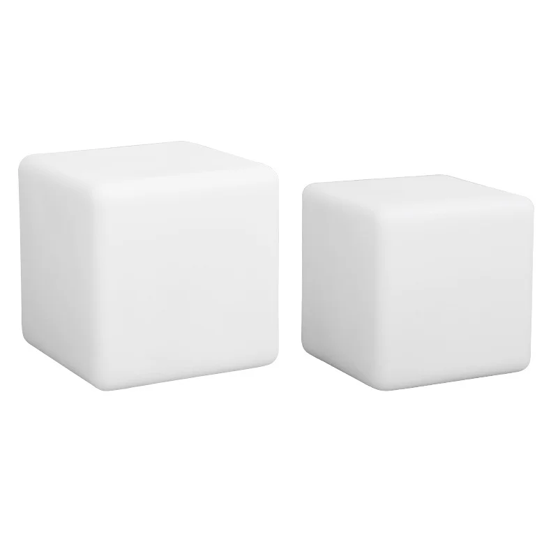 Mini Square Seven-color Night Light Stage Props