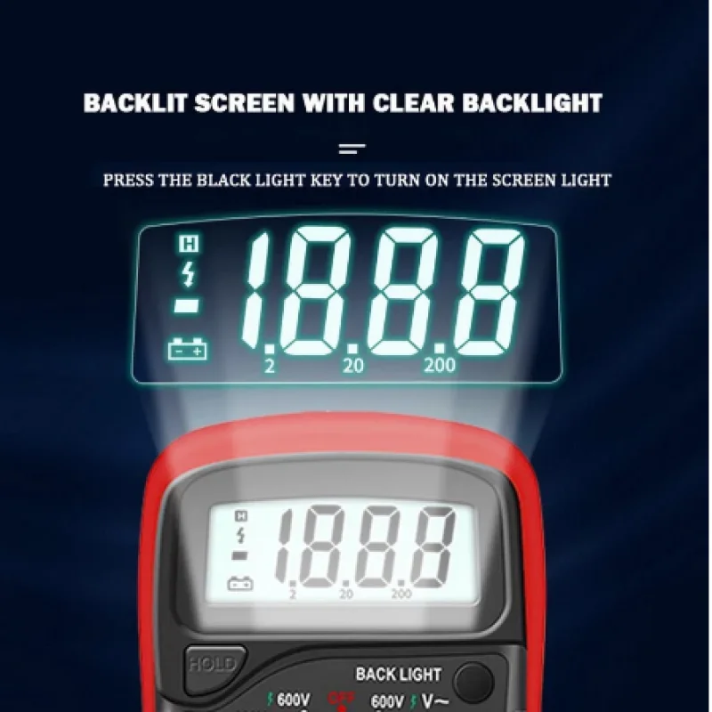 Portable high-precision digital display universal strap