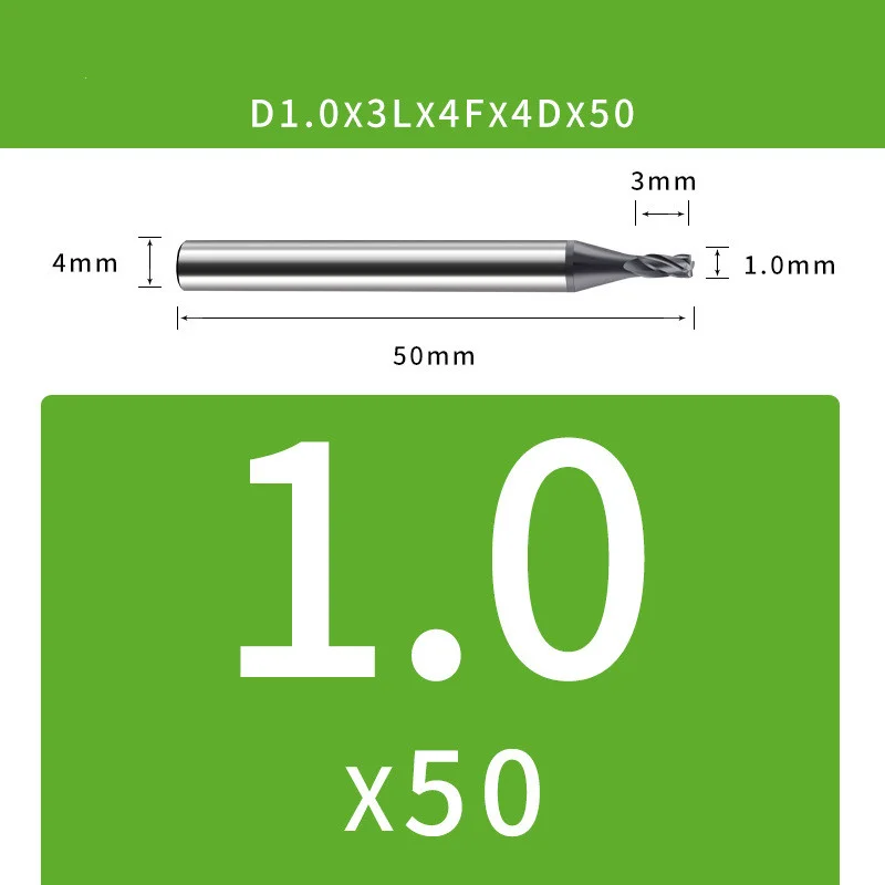 4-blade end mill