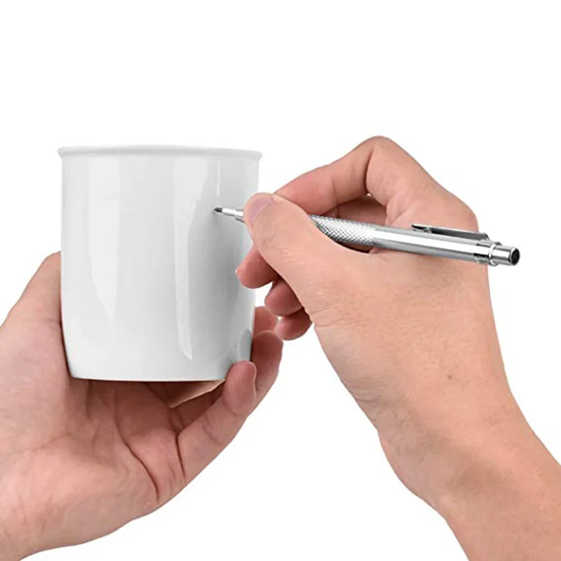 Aluminum glass marking pen