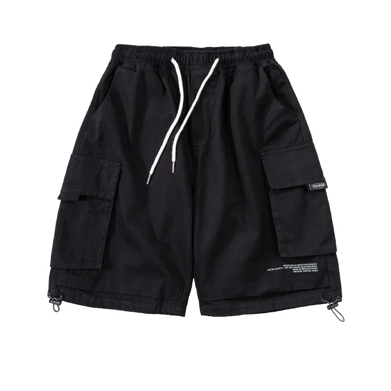 Summer Overalls Shorts Loose Casual Five Point Pants