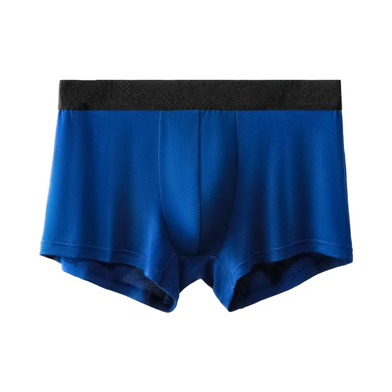 Solid-color Double-layer Mens Underwear Plus-size Breathable