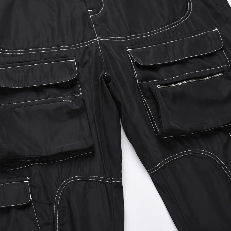 Velcro Strappy Pants Street Trendy Pants