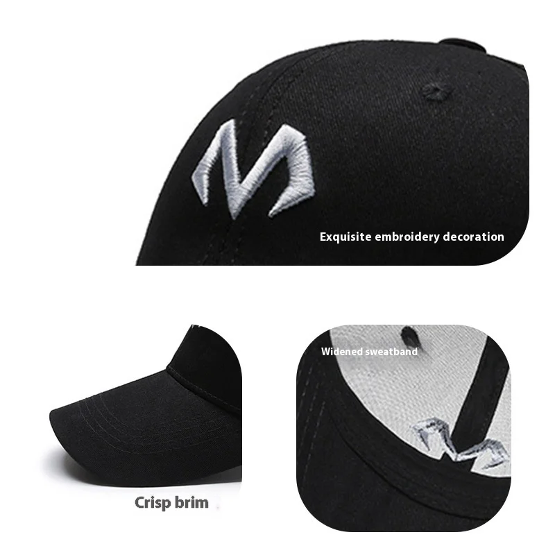 Plus Size Hat Women's Sports Casual Peaked Cap Big Head Circumference