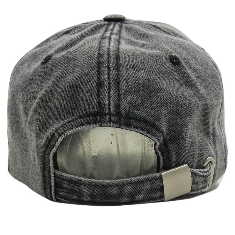 Miss Men's Washed Retro Casual Peaked