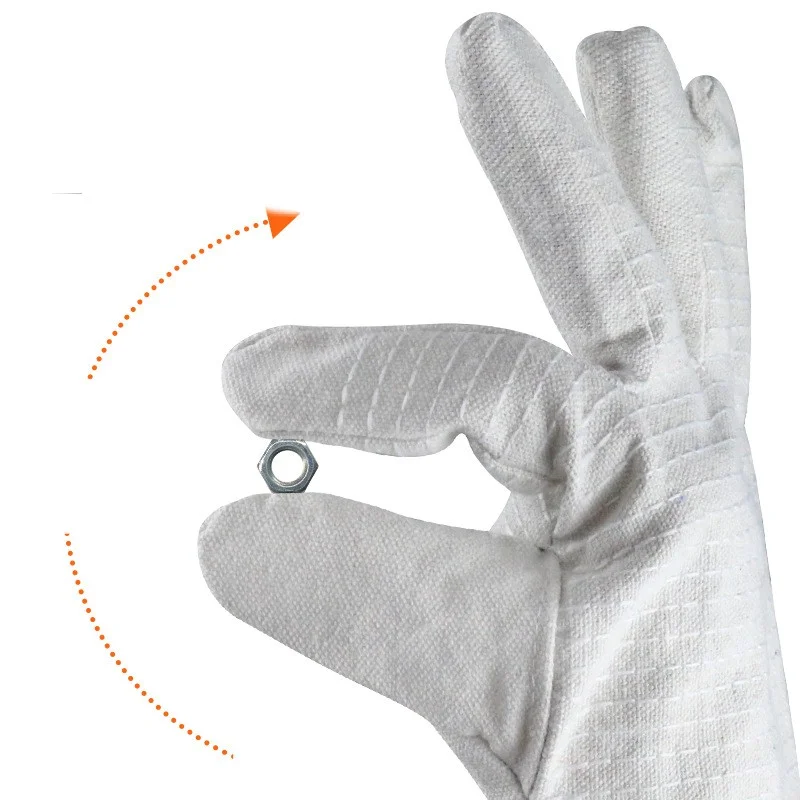Labor Protection Extended Canvas Gloves