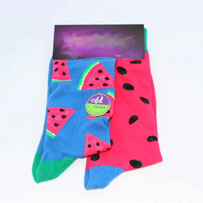 Fashion Men's Cartoon Print Cotton Socks