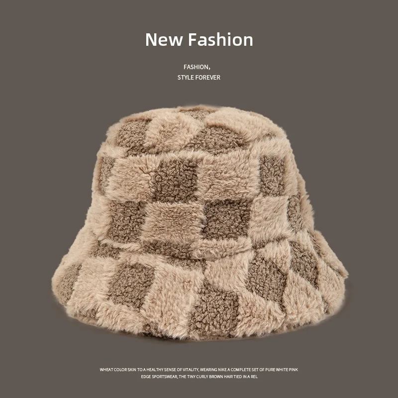 Autumn And Winter Lambswool Fisherman Basin Hat