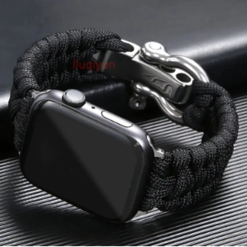 Nylon Sports Iwatch38424044mm Woven Steel Buckle Strap