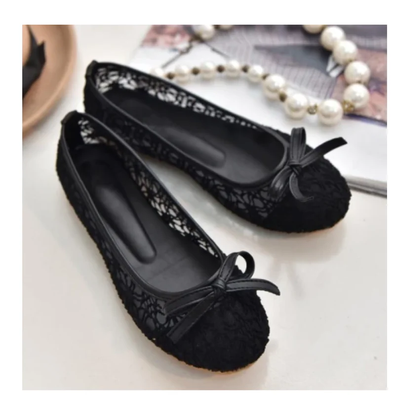 Hollow Breathable Lace Mesh Shoes For Women