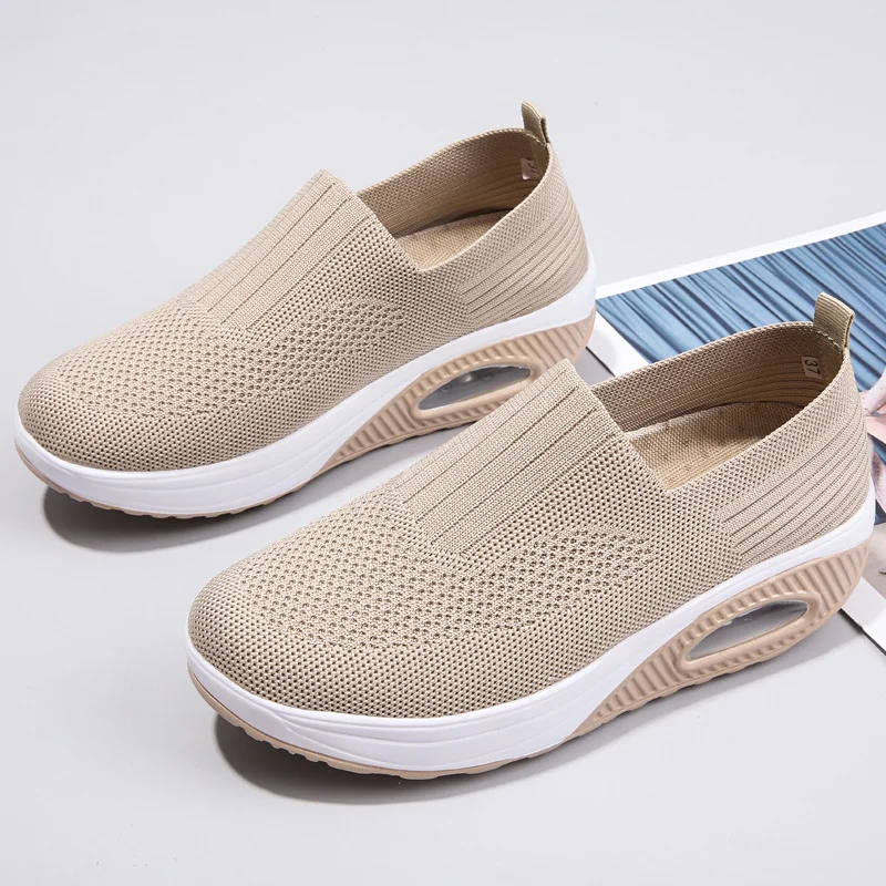 Women's Middle-aged And Elderly Mom Mesh Outdoor Running Shoes