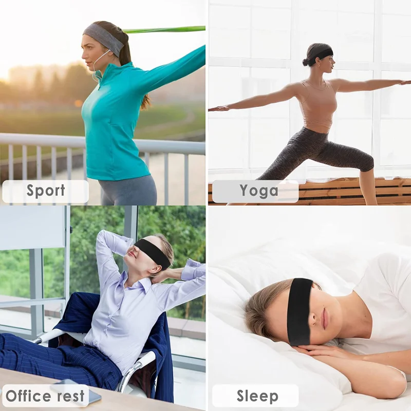Sports Fitness Bandeau Solid Color Hair Band