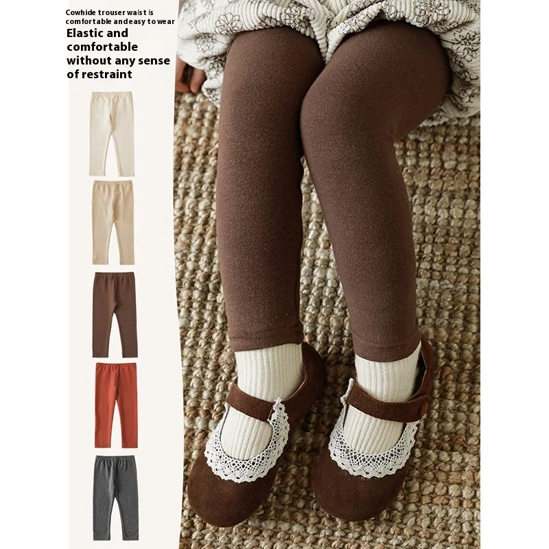 Girls' Pants Leggings Outdoor All-matching Western Stretch Trousers