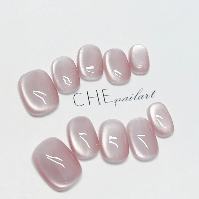 Short Square Round Nail Stickers Hand Wear Armor