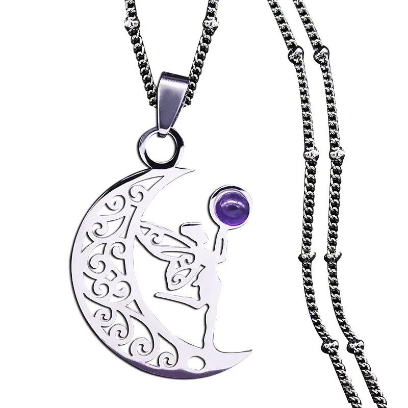 Simple Fashion Girly Style Stainless Steel Necklace
