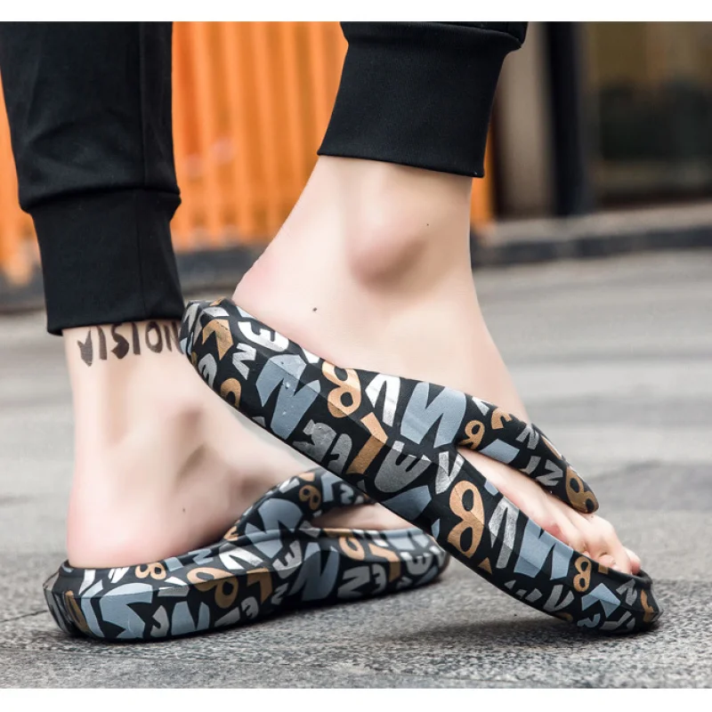 Non-slip Wear-resistant And Deodorant Soft Bottom Beach Flip-flops Casual Sandals