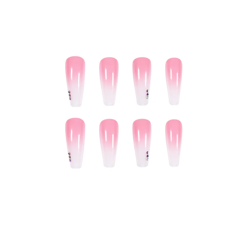 Gradient Rhinestone Wear Nail Sticker