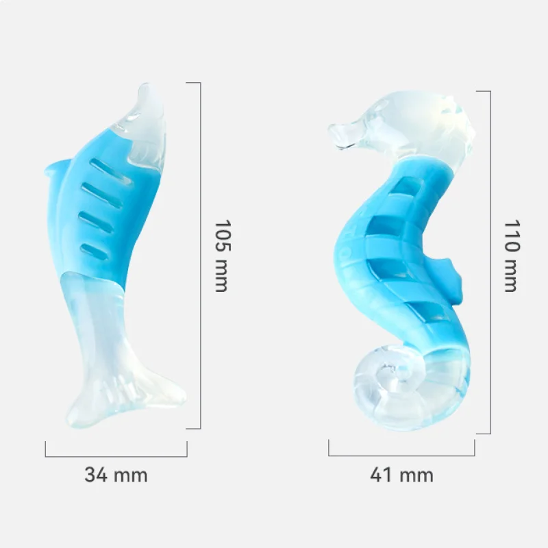 PU Nylon Toy For Dog Chewing Gum Seahorse Tuna Puppy Combination Set