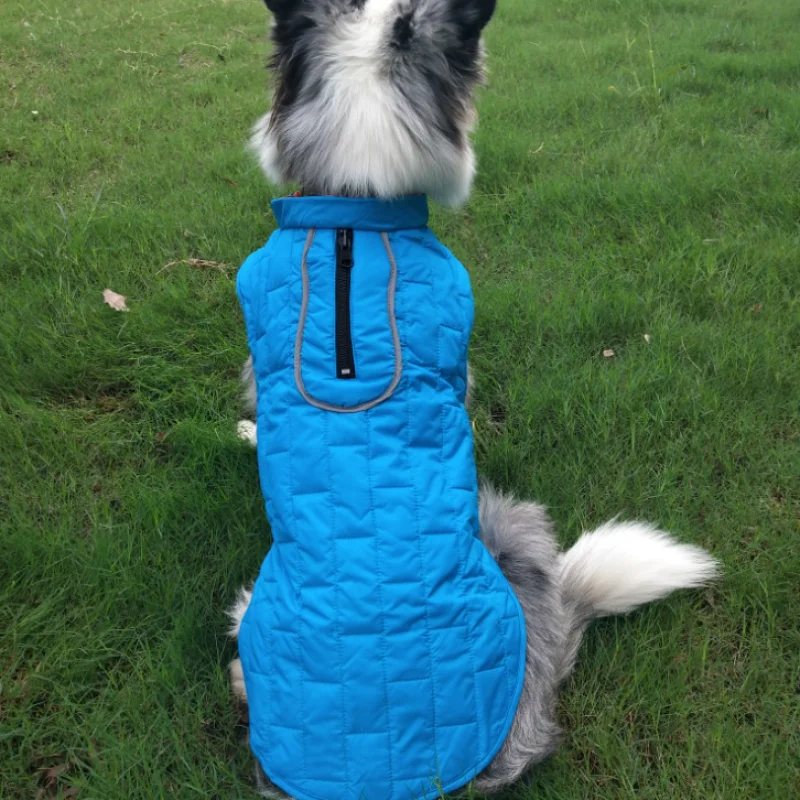 Autumn And Winter Pet Clothes Double Color Checker