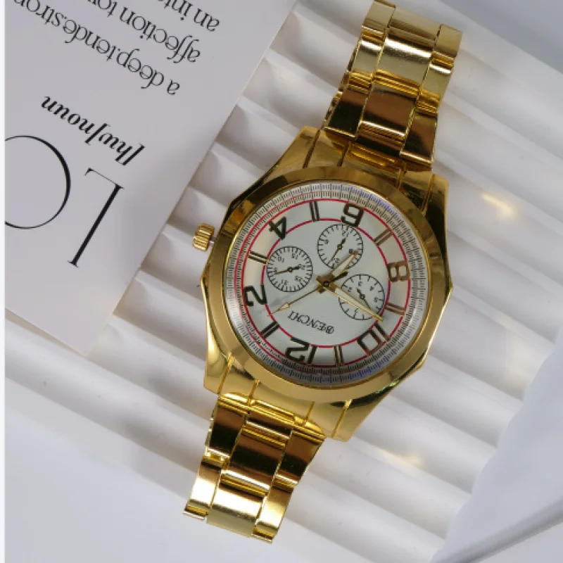 Men's Steel Belt Quartz Sports Watch